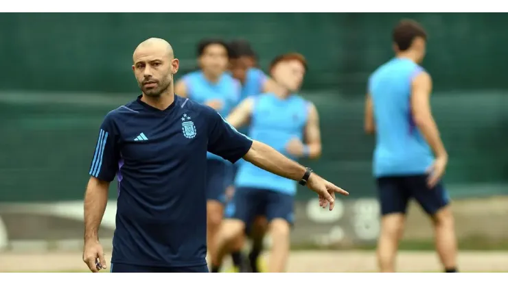 Mascherano, DT de la Selección Argentina.
