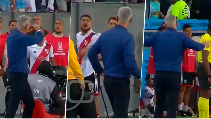 VIDEO | Los gestos del DT de Sporting Cristal que enfurecieron al banco de River