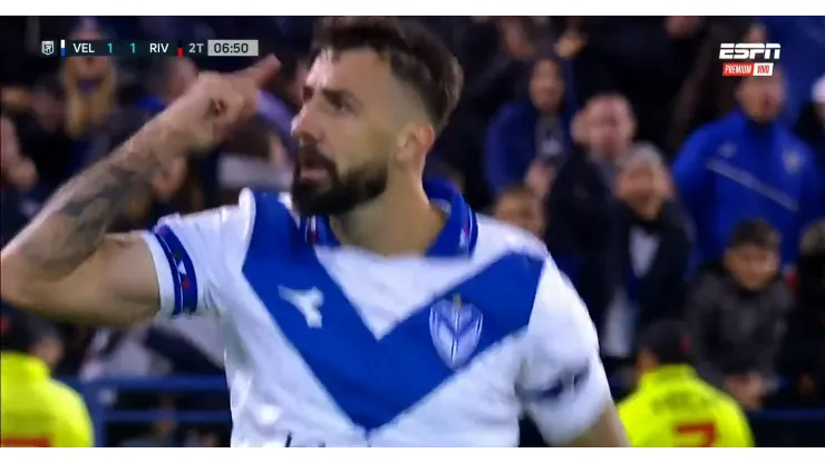 La celebración de Lucas Pratto.
