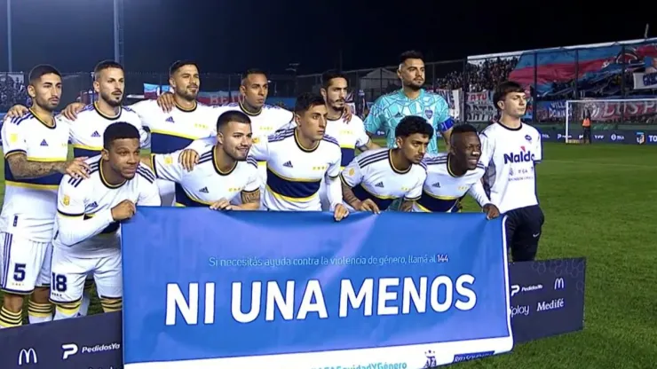 "Ni una menos": la foto del plantel de Boca que indignó a todos en las redes