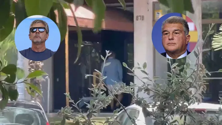 Expectativa mundial: Jorge Messi se reunió con Joan Laporta en Barcelona