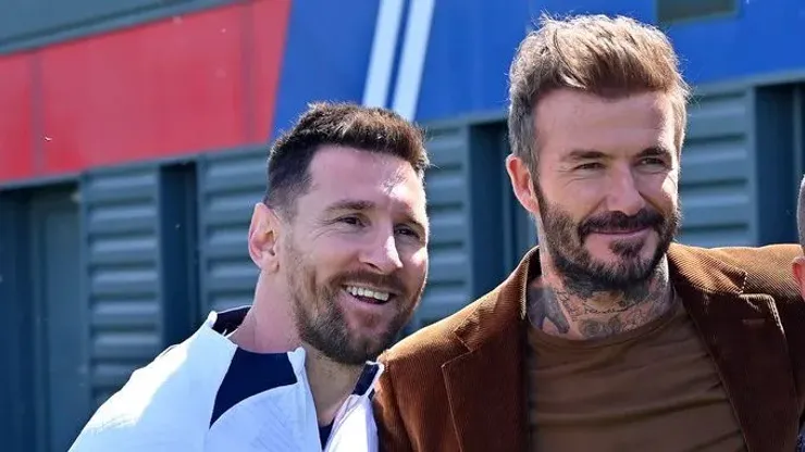 Messi y Beckham 2022
