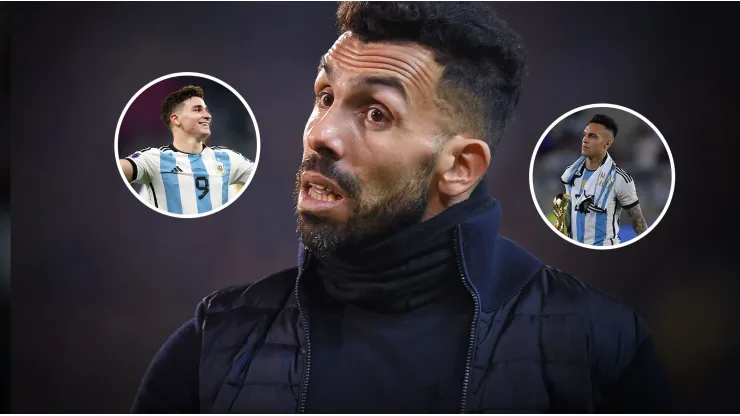 Tevez no dudó al elegir entre Lautaro Martínez y Julián Álvarez: "Me identifico más con él"