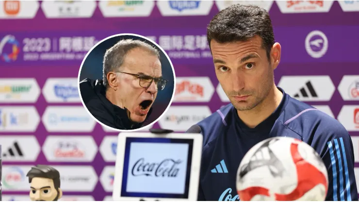 Scaloni ya empezó a palpitar el cara a cara con Bielsa en Eliminatorias