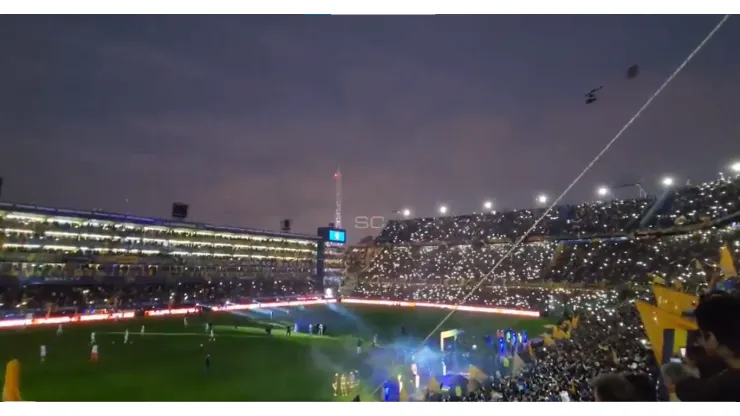 Así recibieron en La Bombonera a los jugadores surgidos de River