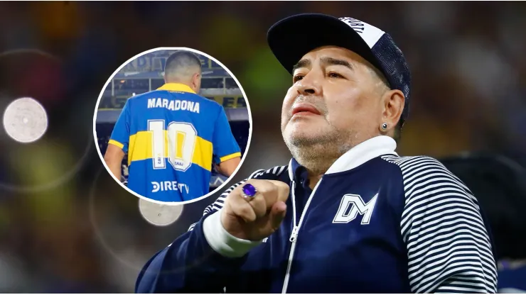 La respuesta de la cuenta de Maradona a Riquelme tras el emotivo homenaje