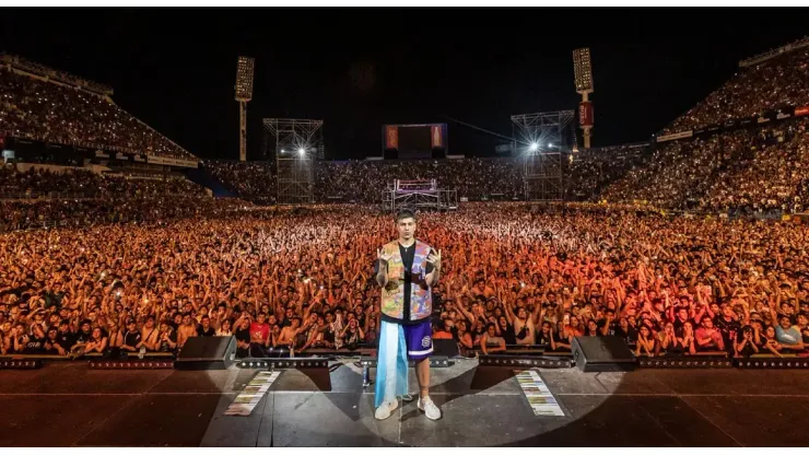 Duki brindará un concierto en el Estadio Monumental.
