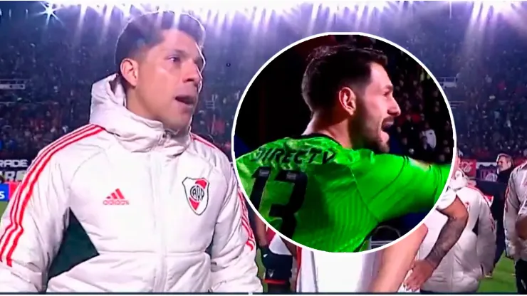 VIDEO | Enzo Pérez encaró a Batalla: "Te haces el guapo ahora"