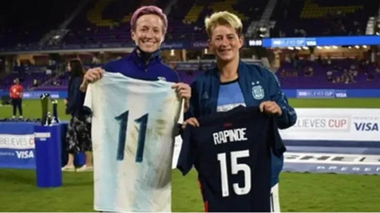 El retiro de la leyenda: el día que Megan Rapinoe apoyó a la Selección Argentina