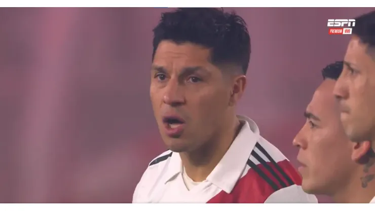 No se vio: la frase de Enzo Pérez a sus compañeros en pleno recibimiento de River