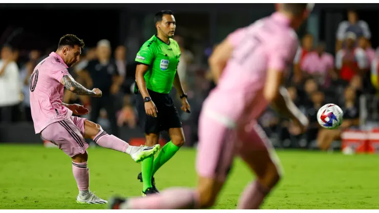 Lionel Messi debutó con un gol en el Inter de Miami.
