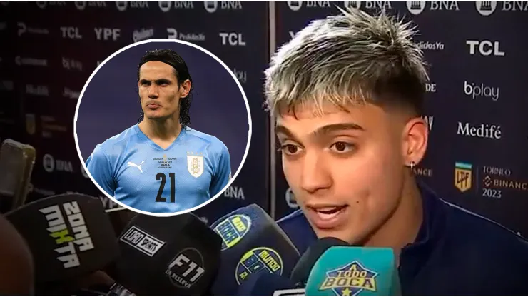 Zeballos fue claro con Cavani por la 7 de Boca: "Si me la pide..."