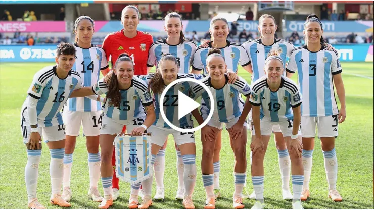 Argentina enfrenta a Suecia por el Mundial Femenino.
