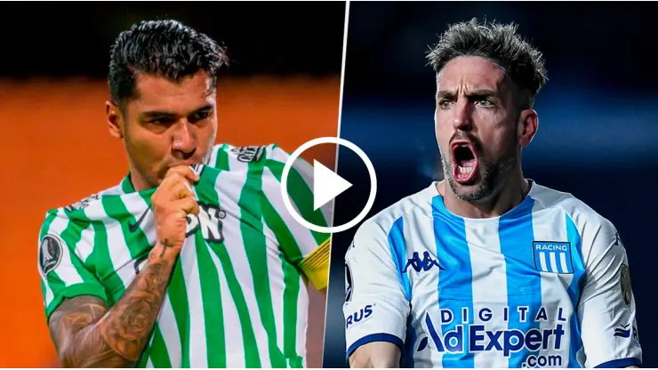 Atlético Nacional vs. Racing por la Copa Libertadores.
