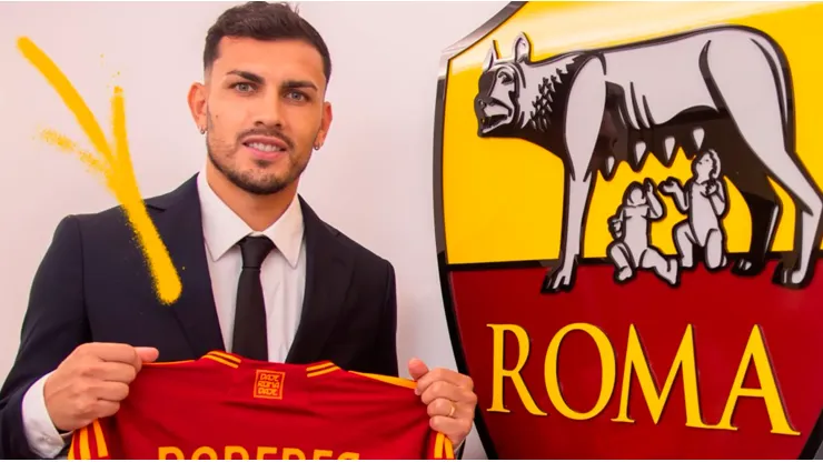 Paredes le pidió permiso a De Rossi y usará la 16 de la Roma