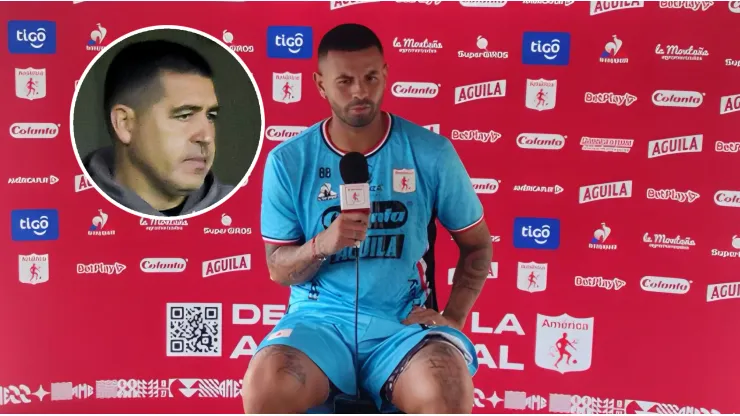 Edwin Cardona se acordó de Riquelme: "Tenemos una relación de amigos"