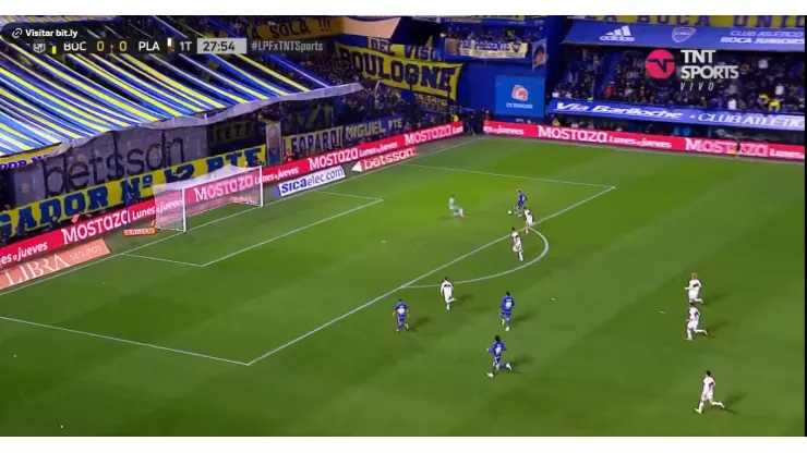 VIDEO | Terrible golazo: Zeballos rompió el cero para Boca tras una jugada espectacular