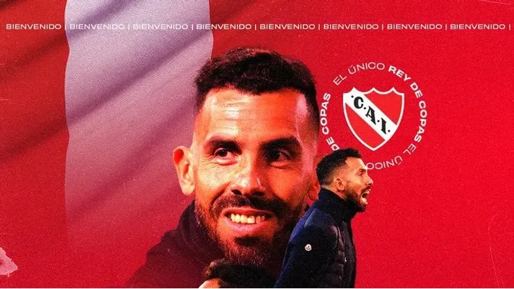 El insólito error de Independiente en la presentación de Tevez