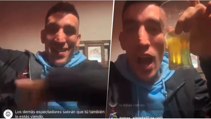 En Racing están indignados: Centurión hizo un vivo festejando el triunfo de Boca