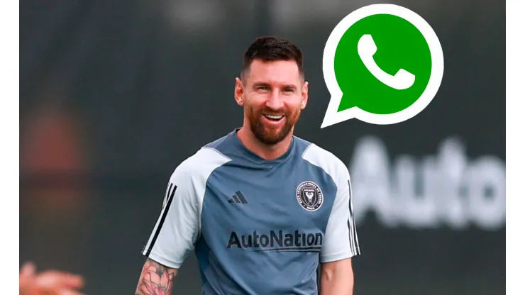 ¡Soñada! Se conoció la foto de perfil que Messi tiene en WhatsApp