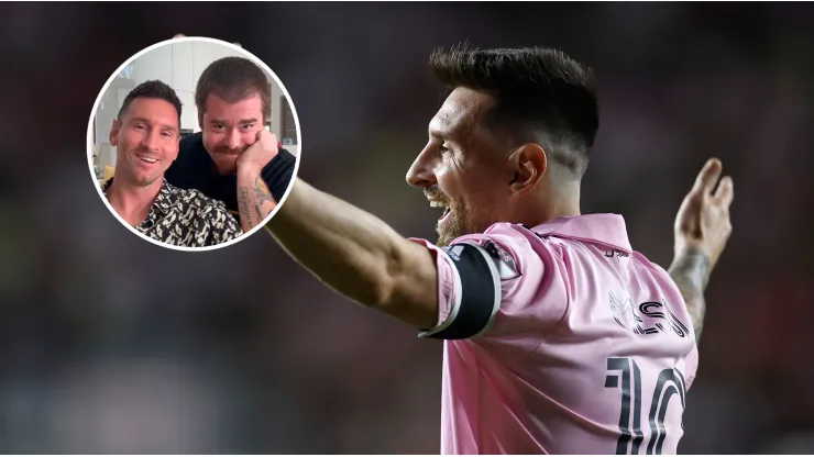 El beso viral de Migue Granados a Messi