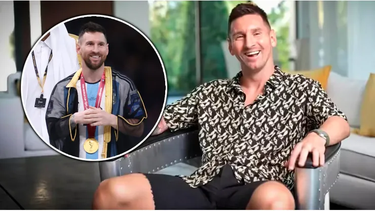 No está en Miami: Messi reveló dónde tiene la medalla de campeón del mundo