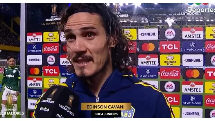 Edinson Cavani no pudo anotar ante Palmeiras.
