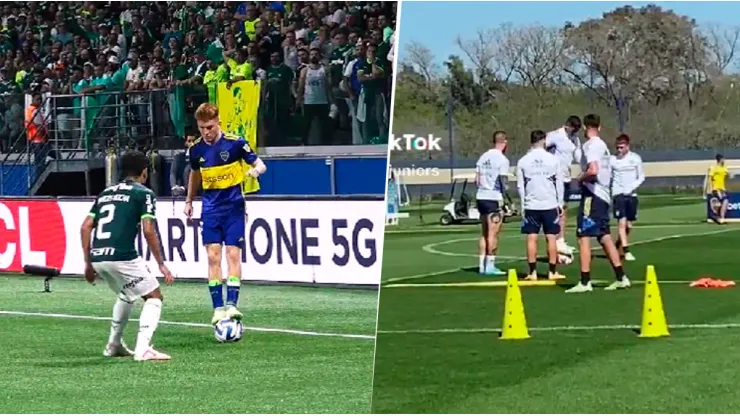 VIDEO | Marcos Rojo imitó a Barco en pleno entrenamiento de Boca y así reaccionó el Colo