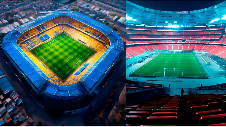 ¡Impresionante! Así se verían los estadios futuristas del fútbol argentino según la IA