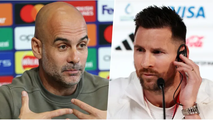 La respuesta de Guardiola a la comparación de Messi entre Argentina y su Barcelona