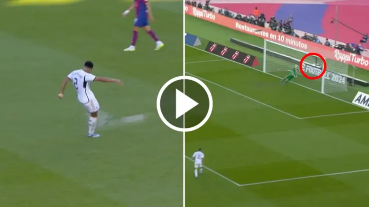 Golazo de Jude Bellingham para el empate del Real Madrid ante Barcelona
