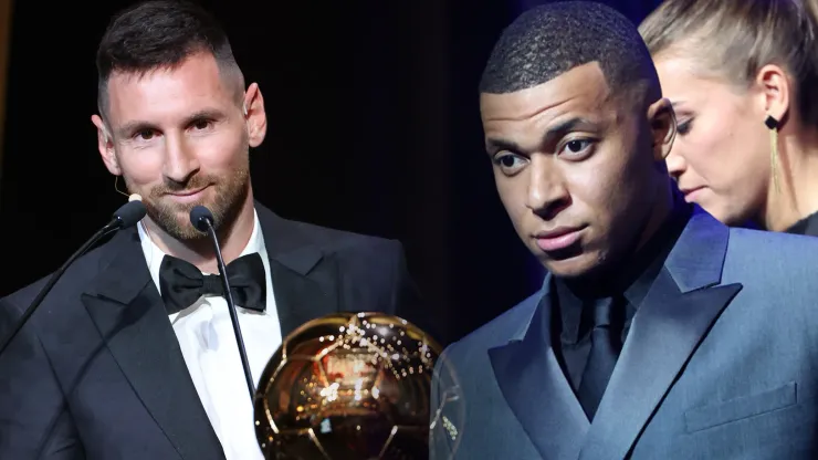 Messi y Mbappé, un ida y vuelta con respeto y buena onda.
