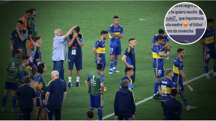 El plantel de Boca espera la medalla de subcampeón.
