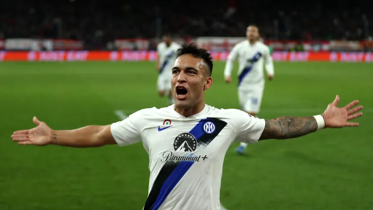 Lautaro Martínez, jugador del mes en la Serie A con el Inter Milan
