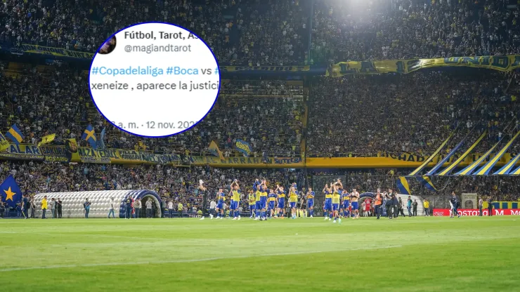 El tarotista que predijo el Boca vs. Newell's.
