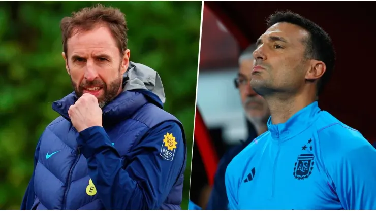 Gareth Southgate dijo que quiere que la Selección de Inglaterra ascienda al primer lugar del Ranking FIFA que ocupa Argentina. Getty Images.
