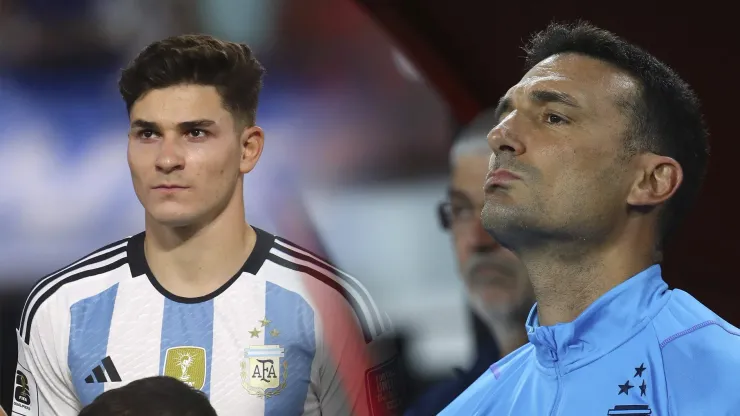 Scaloni confirmó los XI de Argentina ante Brasil con Julián Álvarez de titular