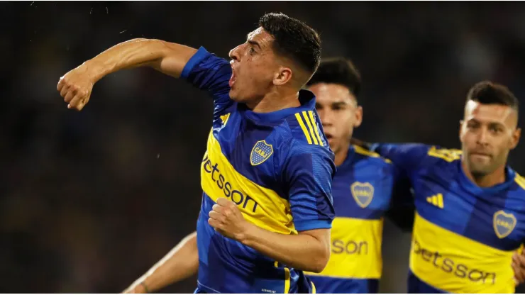 Miguel Merentiel, el gran goleador de Boca en el 2023.
