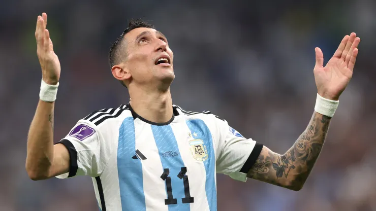 Ángel Di María, leyenda de la Selección Argentina.
