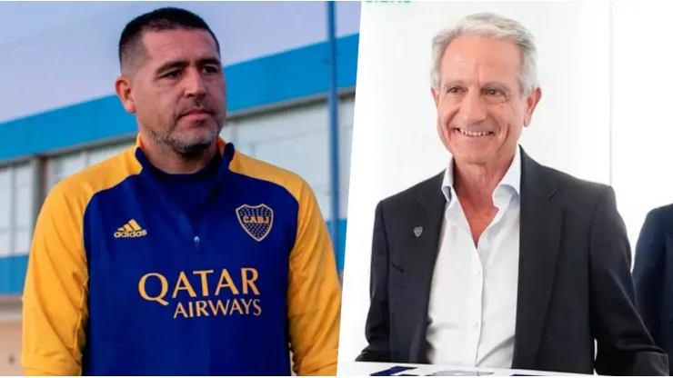 Andrés Ibarra acusó a Juan Román Riquelme de impulsar una "campaña del miedo" y de opinar desde el "desconocimiento". Foto: @BocaPredio y @AndreshIbarra
