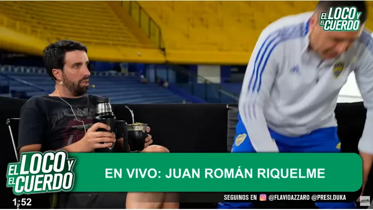 Las palabras de Azzaro que emocionaron a Riquelme: dijo "me vas a hacer llorar" y se fue