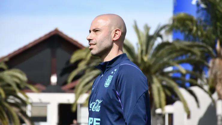 Mascherano, director técnico de la Selección Argentina Sub-23.
