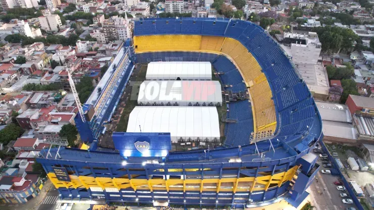 La Bombonera preparada para las elecciones. (Foto: Bolavip).