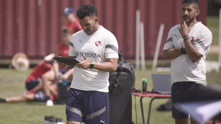 Independiente volvió a los entrenamientos a las órdenes de Carlos Tevez.
