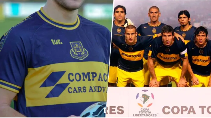 El Llantwit de Gales utilizará en el Fenix Trophy una camiseta inspirada en la que usó Boca en la Copa Libertadores 2007.
