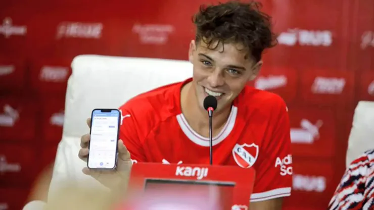 Tras su colecta en Independiente, Santiago Maratea será futbolista de un club de AFA