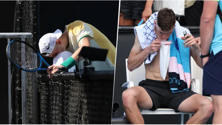 Jack Draper vomitó y pidió atención tras ganar un partido en el Abierto de Australia
