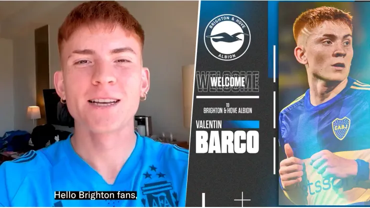 VIDEO | Barco fue presentado en Brighton y se animó a hablar en inglés