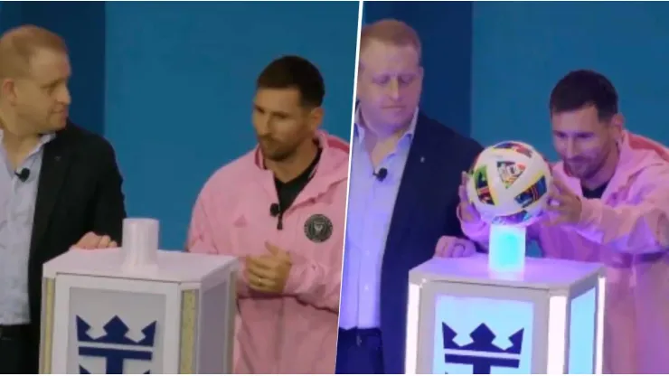 Lionel Messi inauguró un crucero de Royal Caribbean y estrenó la nueva indumentaria del Inter Miami. 
