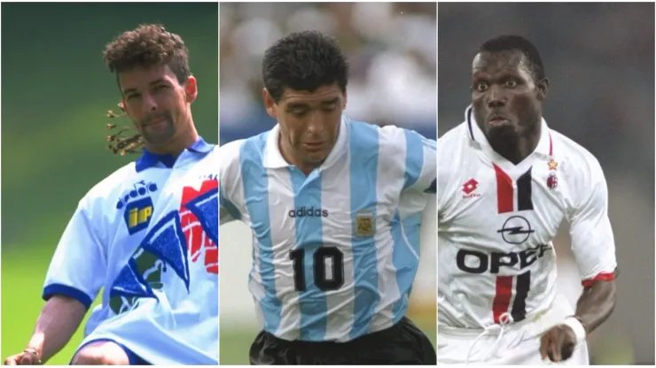 El Divino, Diego y Weah.
